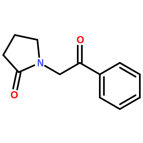 2-PYRROLIDINONE, 1-(2-OXO-2-PHENYLETHYL)-