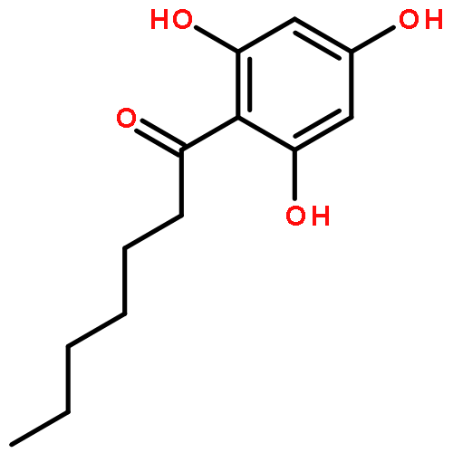 1-HEPTANONE, 1-(2,4,6-TRIHYDROXYPHENYL)-