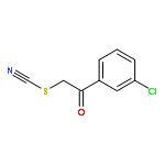 1-(3-Chlorophenyl)-2-thiocyanatoethanone