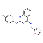 2,4-Quinazolinediamine, N4-(2-furanylmethyl)-N2-(4-methylphenyl)-