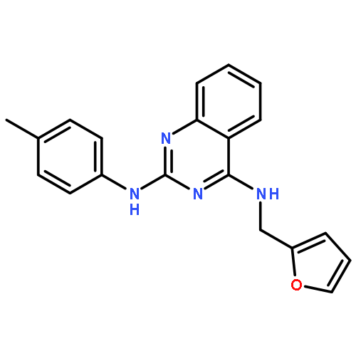 2,4-Quinazolinediamine, N4-(2-furanylmethyl)-N2-(4-methylphenyl)-