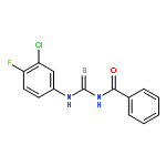 N-(3-chloro-5-fluorophenyl)-N'-benzoylthiourea