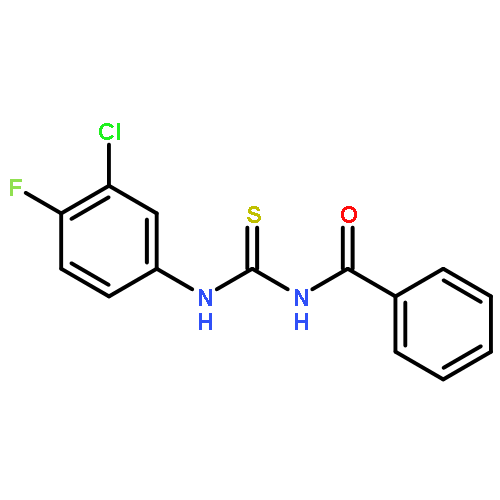 N-(3-chloro-5-fluorophenyl)-N'-benzoylthiourea