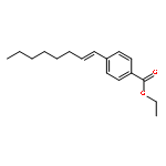 Benzoic acid, 4-(1E)-1-octenyl-, ethyl ester