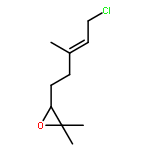 OXIRANE, 3-[(3E)-5-CHLORO-3-METHYL-3-PENTENYL]-2,2-DIMETHYL-