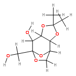 2,7-Anhydro,4,5-O-isopropylidene-beta-D-Pyranose-altro-2-Heptulose