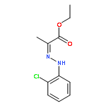 2-(2-chloro-phenylhydrazono)-propionic acid ethyl ester