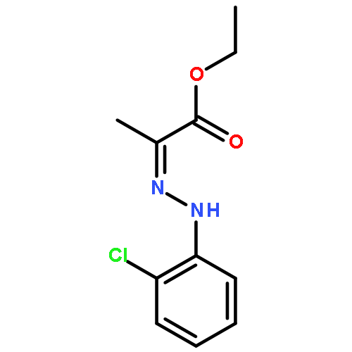 2-(2-chloro-phenylhydrazono)-propionic acid ethyl ester