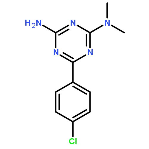 1,3,5-Triazine-2,4-diamine, 6-(4-chlorophenyl)-N,N-dimethyl-