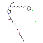 1-[[[[2-[2-[2-[2-Methoxyethoxy]ethoxy]ethoxy]ethoxy]carbonyl]oxy]methyl]-4-[N'-cyano-N''-[6-[4-chlorophenoxy]hexyl]guanidino]pyridinium chloride