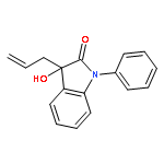 2H-Indol-2-one, 1,3-dihydro-3-hydroxy-1-phenyl-3-(2-propenyl)-