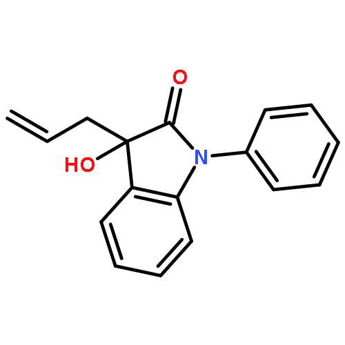 2H-Indol-2-one, 1,3-dihydro-3-hydroxy-1-phenyl-3-(2-propenyl)-