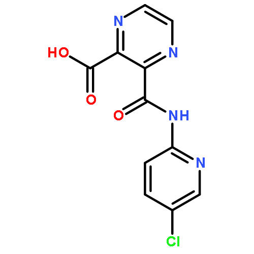 PYRAZINECARBOXYLIC ACID, 3-[[(5-CHLORO-2-PYRIDINYL)AMINO]CARBONYL]-