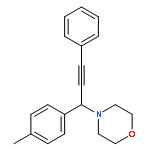 MORPHOLINE, 4-[1-(4-METHYLPHENYL)-3-PHENYL-2-PROPYNYL]-