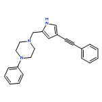 PIPERAZINE, 1-PHENYL-4-[[4-(PHENYLETHYNYL)-1H-PYRROL-2-YL]METHYL]-