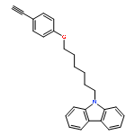 9H-Carbazole, 9-[6-(4-ethynylphenoxy)hexyl]-