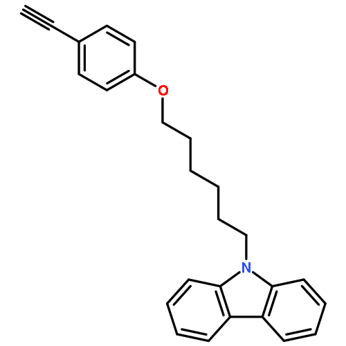 9H-Carbazole, 9-[6-(4-ethynylphenoxy)hexyl]-