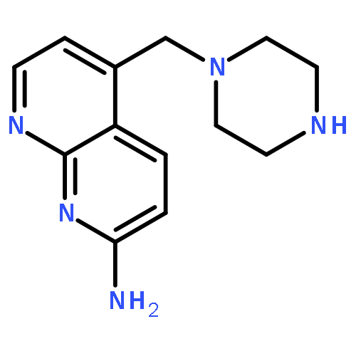 5-(1-piperazinylmethyl)-1,8-Naphthyridin-2-amine