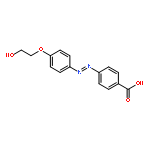 Benzoic acid, 4-[[4-(2-hydroxyethoxy)phenyl]azo]-