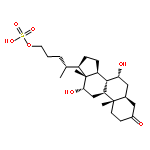 Cholan-3-one, 7,12-dihydroxy-24-(sulfooxy)-, (5a,7a,12a)-