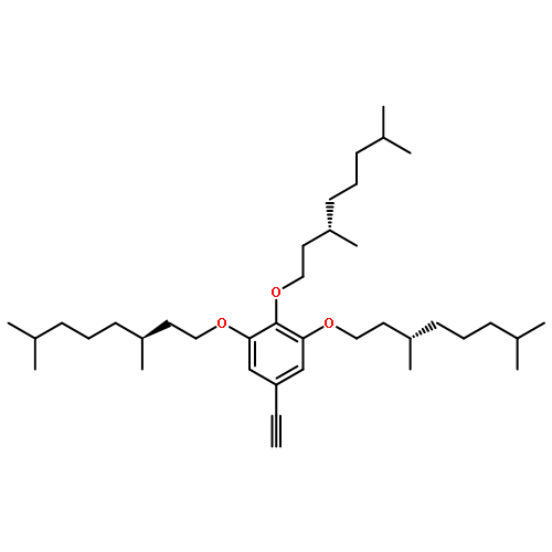 BENZENE, 1,2,3-TRIS[[(3S)-3,7-DIMETHYLOCTYL]OXY]-5-ETHYNYL-