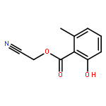 Benzoic acid, 2-hydroxy-6-methyl-, cyanomethyl ester