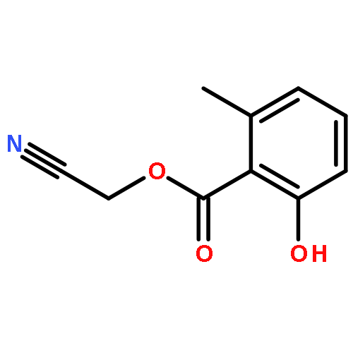 Benzoic acid, 2-hydroxy-6-methyl-, cyanomethyl ester