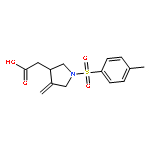 3-Pyrrolidineacetic acid, 4-methylene-1-[(4-methylphenyl)sulfonyl]-