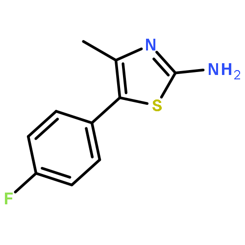 2-Thiazolamine, 5-(4-fluorophenyl)-4-methyl-