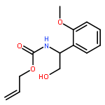 CARBAMIC ACID, [2-HYDROXY-1-(2-METHOXYPHENYL)ETHYL]-, 2-PROPENYL ESTER