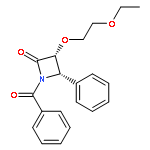 2-Azetidinone, 1-benzoyl-3-(2-ethoxyethoxy)-4-phenyl-, (3R,4S)-