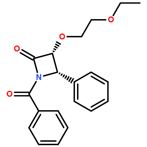 2-Azetidinone, 1-benzoyl-3-(2-ethoxyethoxy)-4-phenyl-, (3R,4S)-