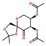 beta-D-erythro-2,3-Hexodiulo-2,6-pyranose, 1,2-O-(1-methylethylidene)-, 4,5-diacetate
