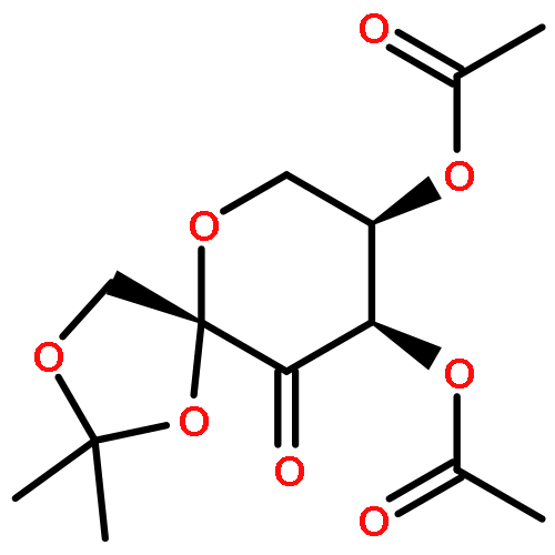 beta-D-erythro-2,3-Hexodiulo-2,6-pyranose, 1,2-O-(1-methylethylidene)-, 4,5-diacetate
