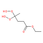 Pentanoic acid, 4,4-bis(hydroperoxy)-, ethyl ester