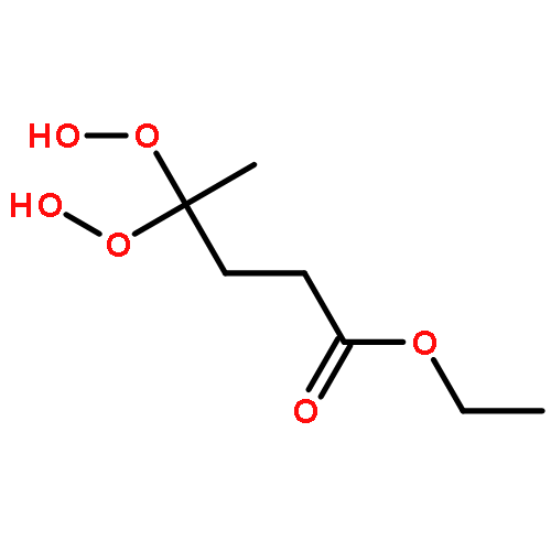 Pentanoic acid, 4,4-bis(hydroperoxy)-, ethyl ester