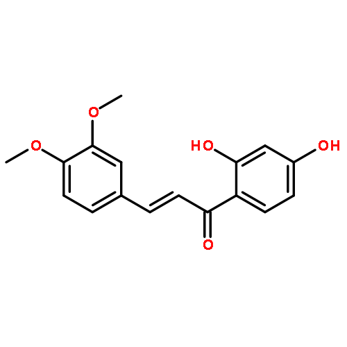 (2E)-1-(2,4-dihydroxyphenyl)-3-(3,4-dimethoxyphenyl)prop-2-en-1-one