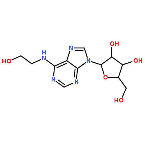 (2R,3R,4S,5R)-2-(6-((2-Hydroxyethyl)amino)-9H-purin-9-yl)-5-(hydroxymethyl)tetrahydrofuran-3,4-diol