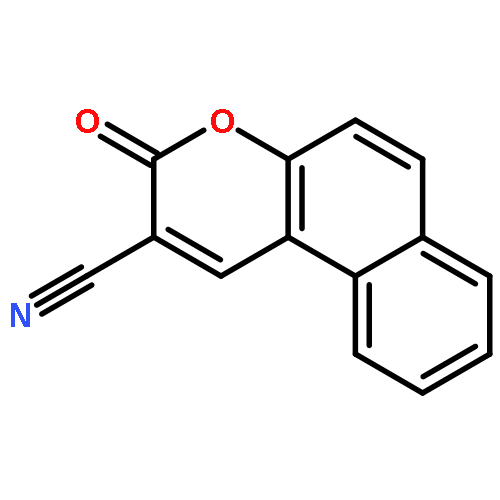 3H-Naphtho[2,1-b]pyran-2-carbonitrile, 3-oxo-