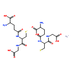 mercury bis(gamma-glutamyl-3-sulfidoalanylglycine)