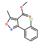 Methyl 3-(2-chlorophenyl)-5-methylisoxazole-4-carboxylate