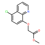 Acetic acid, [(5-chloro-8-quinolinyl)oxy]-, methyl ester