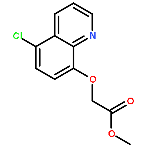 Acetic acid, [(5-chloro-8-quinolinyl)oxy]-, methyl ester