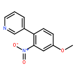 Pyridine, 3-(4-methoxy-2-nitrophenyl)-