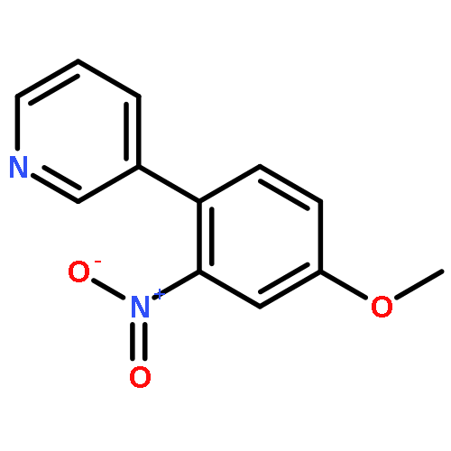 Pyridine, 3-(4-methoxy-2-nitrophenyl)-