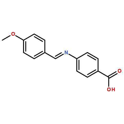 Benzoicacid, 4-[[(4-methoxyphenyl)methylene]amino]-