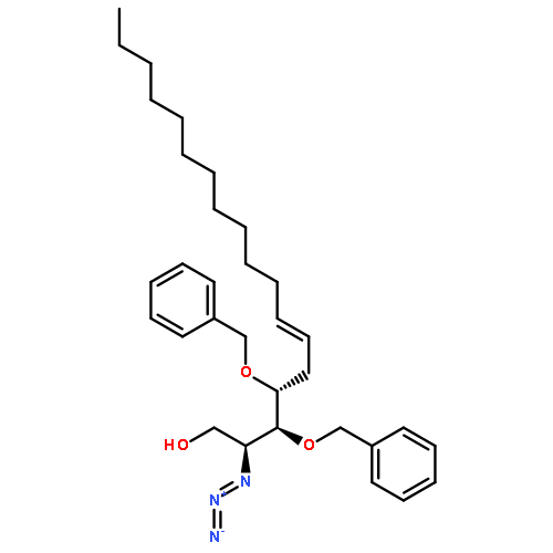 6-Octadecen-1-ol, 2-azido-3,4-bis(phenylmethoxy)-, (2S,3S,4R,6E)-