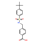 Benzoic acid,4-[[[[4-(1,1-dimethylethyl)phenyl]sulfonyl]amino]methyl]-