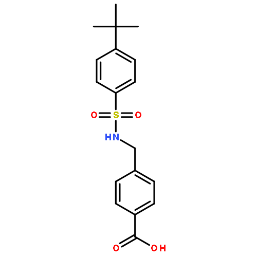 Benzoic acid,4-[[[[4-(1,1-dimethylethyl)phenyl]sulfonyl]amino]methyl]-