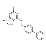 9H-Purin-6-amine, N-([1,1'-biphenyl]-4-ylmethyl)-2-chloro-9-methyl-